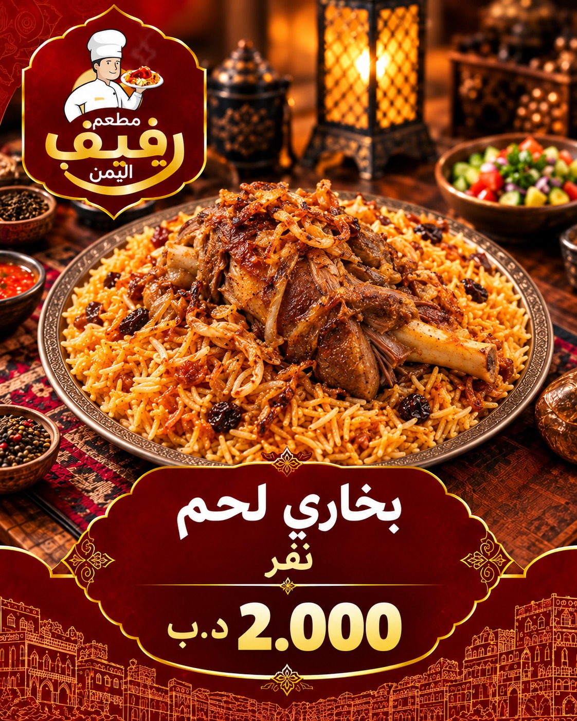 بخاري لحم
